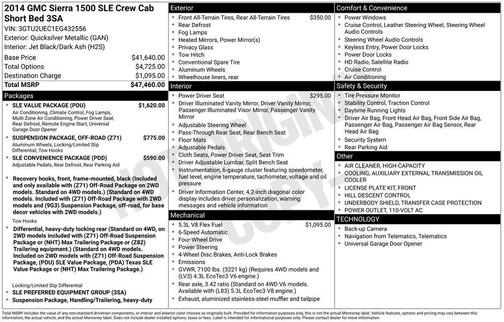 Quicksilver Metallic 2014 GMC Sierra 1500 SLE