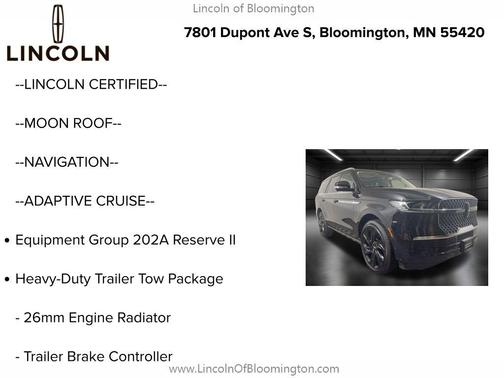 2025 Lincoln Navigator Reserve