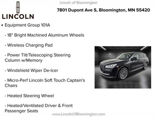 2026 Lincoln Corsair Premiere