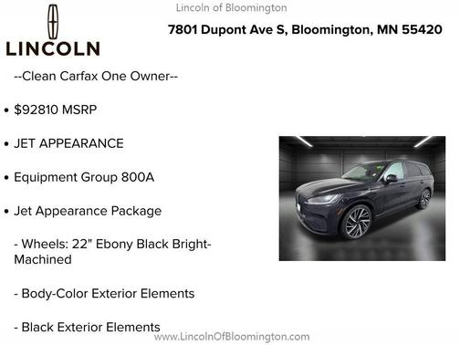 2025 Lincoln Aviator Black Label AWD