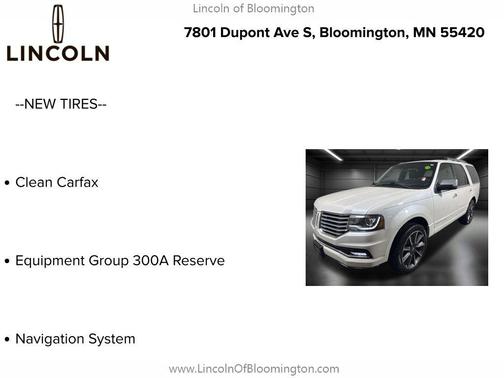 2017 Lincoln Navigator Reserve