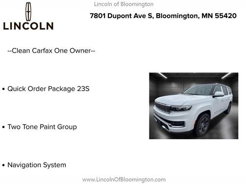 2022 Jeep Grand Wagoneer Series I 4x4