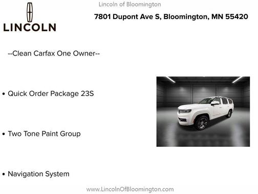 2022 Jeep Grand Wagoneer Series I 4x4