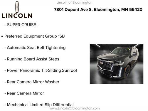 2023 Cadillac Escalade ESV Premium Luxury
