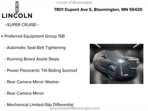 2023 Cadillac Escalade ESV Premium Luxury
