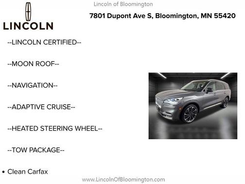 2022 Lincoln Aviator Reserve AWD