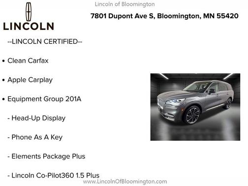2022 Lincoln Aviator Reserve AWD