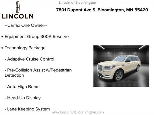 2018 Lincoln Navigator Reserve