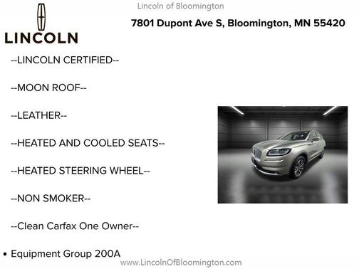 2023 Lincoln Nautilus Reserve