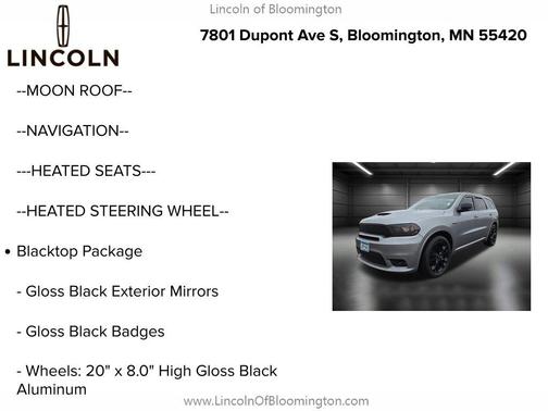 2020 Dodge Durango R/T AWD