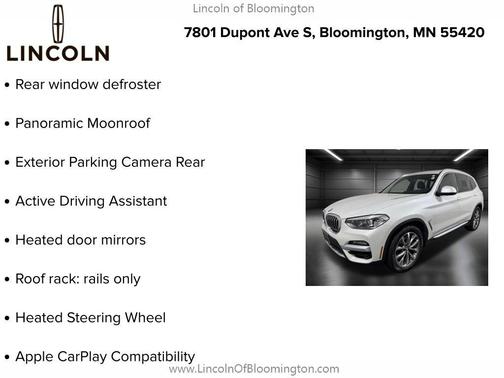 2019 BMW X3 xDrive30i