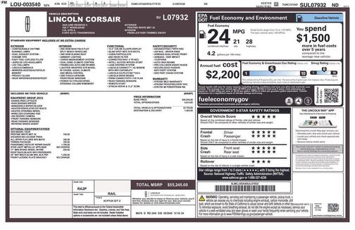 2025 Lincoln Corsair Reserve