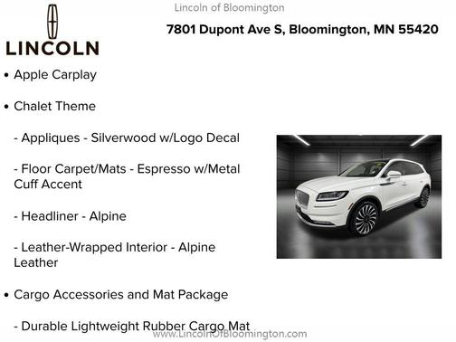 2021 Lincoln Nautilus Black Label