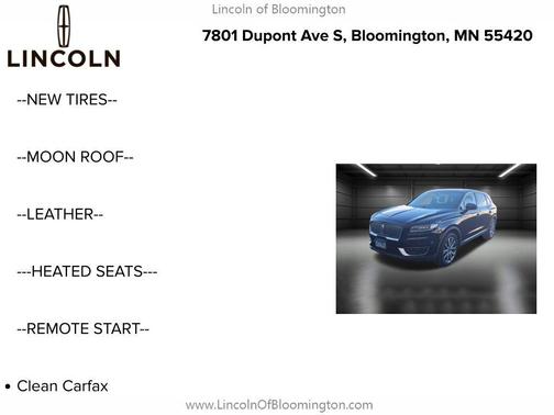 2019 Lincoln Nautilus Select