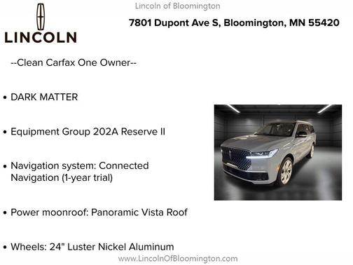 2025 Lincoln Navigator Reserve