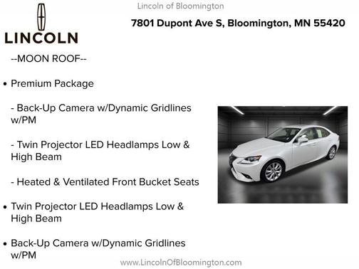 2016 Lexus IS 300 Base