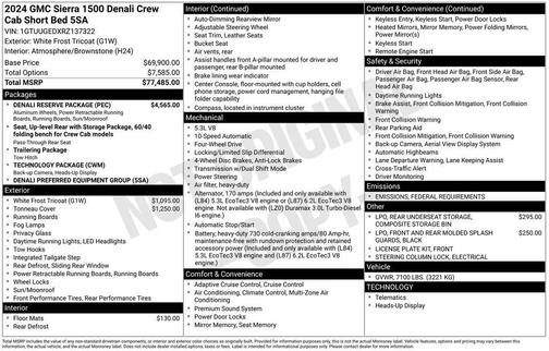 2024 GMC Sierra 1500 Denali