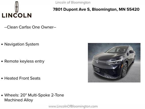 Deep Black 2024 Volkswagen ID.4 AWD Pro