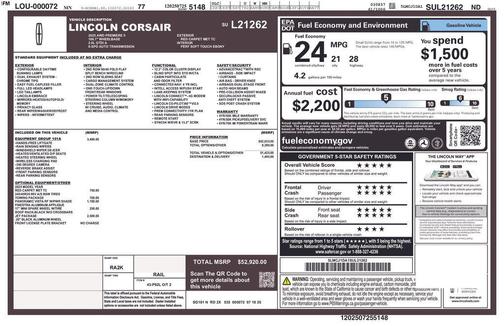 2025 Lincoln Corsair Premiere