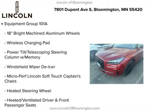 2025 Lincoln Corsair Premiere