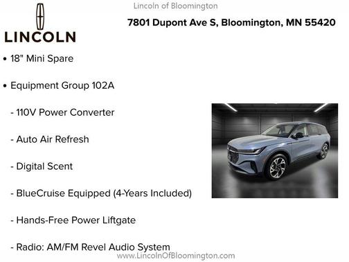 2026 Lincoln Nautilus Premiere