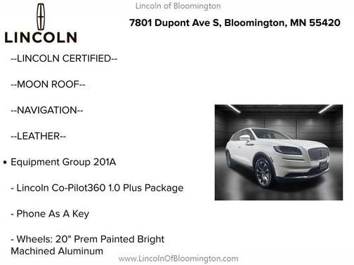 2023 Lincoln Nautilus Reserve