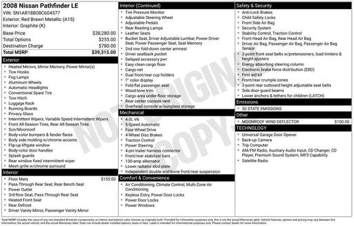 2008 Nissan Pathfinder LE