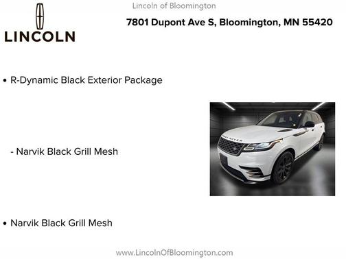 2018 Land Rover Range Rover Velar P250 S R-Dynamic