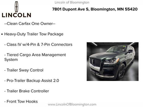 MANHATTAN GREEN MET PREM 2022 Lincoln Navigator Black Label