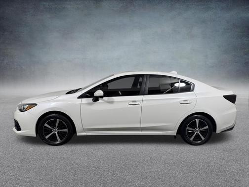 Crystal White Pearl 2020 Subaru Impreza Premium Sedan