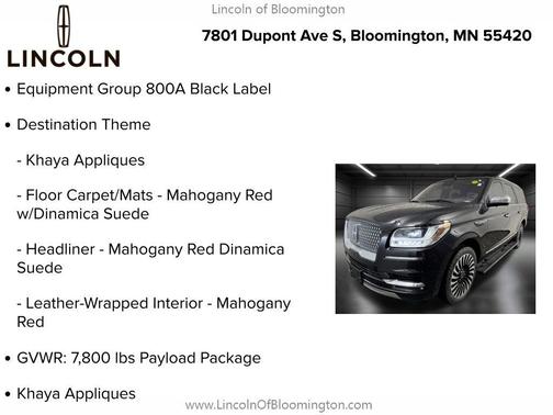 2018 Lincoln Navigator L Black Label