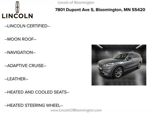 2023 Lincoln Aviator Black Label Grand Touring AWD