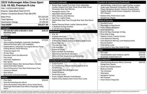 2023 Volkswagen Atlas Cross Sport 3.6L V6 SEL Premium R-Line