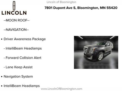 2016 Cadillac Escalade Luxury