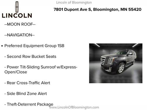 2016 Cadillac Escalade Luxury