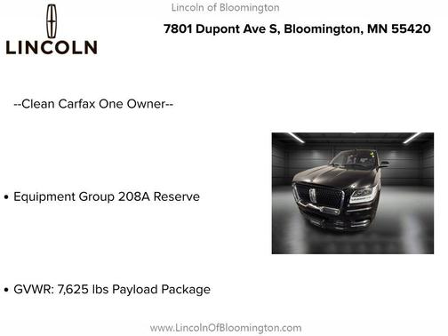 2020 Lincoln Navigator Reserve