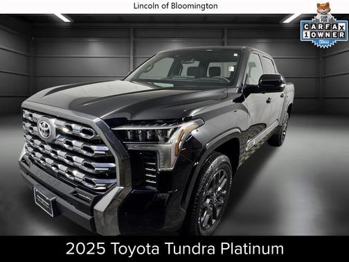 Midnight Black Metallic 2025 Toyota Tundra Platinum