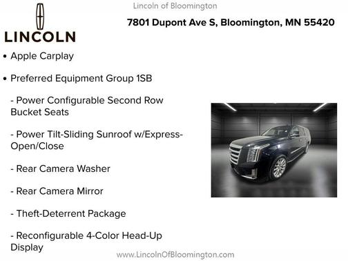 2018 Cadillac Escalade ESV Luxury