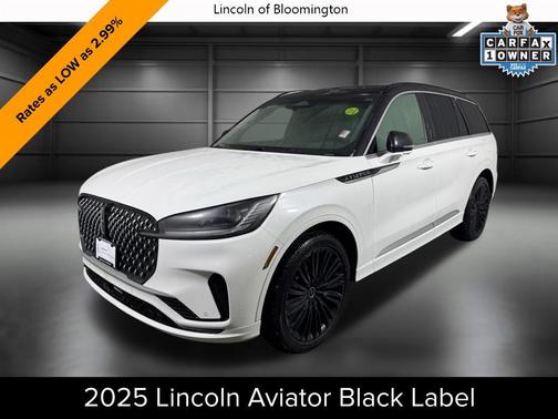 PRISTINE WHITE MET 3C 2025 Lincoln Aviator Black Label AWD