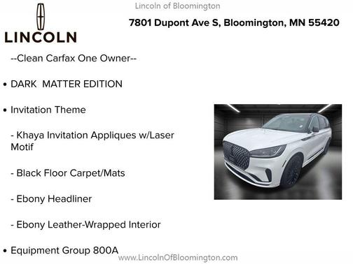 2025 Lincoln Aviator Black Label AWD