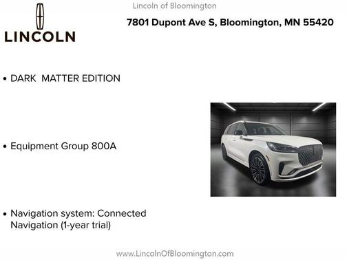 2025 Lincoln Aviator Black Label AWD