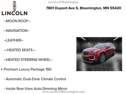 2020 Cadillac XT5 Premium Luxury