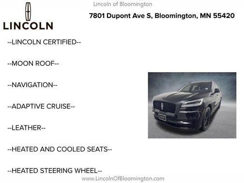 INFINITE BLACK MET CC 2023 Lincoln Aviator Reserve AWD