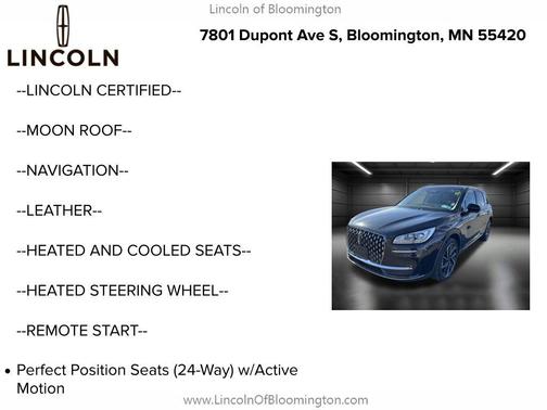 2023 Lincoln Corsair Reserve