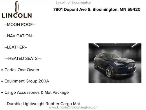 2022 Lincoln Nautilus Reserve
