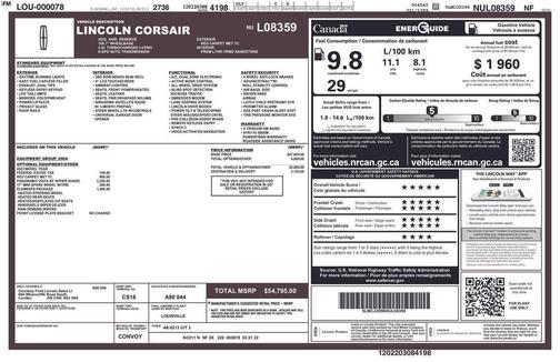 2022 Lincoln Corsair Reserve