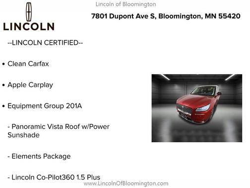 2022 Lincoln Corsair Reserve