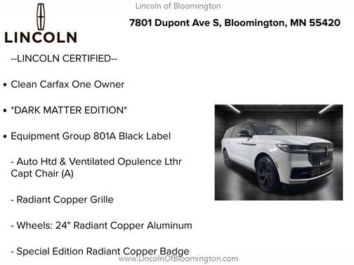 2025 Lincoln Navigator Black Label