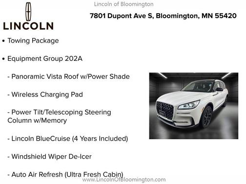 2026 Lincoln Corsair Reserve