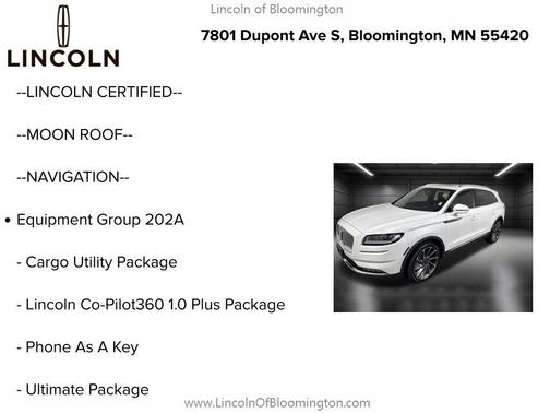 2023 Lincoln Nautilus Reserve